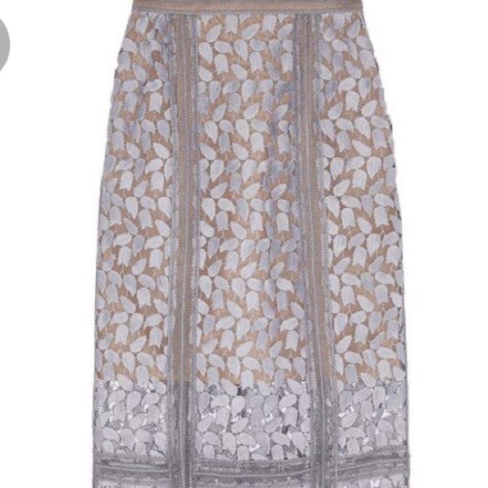Lace midi skirt by Self Portrait